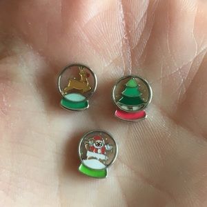 Origami Owl Jewelry - Origami Owl snow globe charms bundle Origami Owl Jewelry - Origami Owl snow globe charms bundle